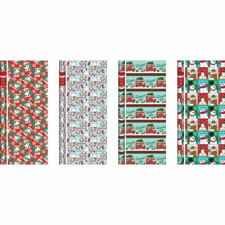 EXPRESSIVE DESIGN GROUP XMAS GFT WRAP MULTI 30 in.W CW3530A10